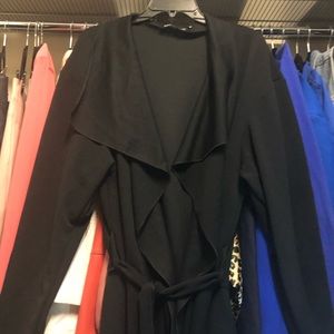 Boohoo Plus Belted Shawl Collar Duster